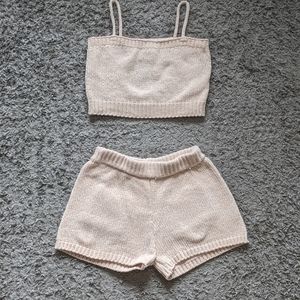 Teddy knit Co-ord Set